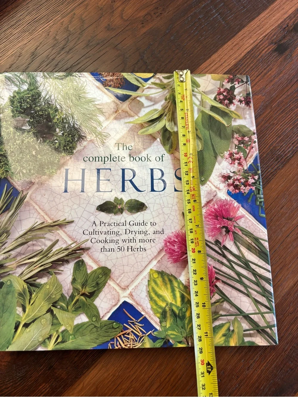 Vintage Hardcover Herb Book, The complete book of HERBS.1994,Gardens,Photographs